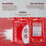 Eiklarpulver (350g) | Getrocknetes Eiklar Pulver | Eialbumin voor Backen & Kochen | Ohne Zusatztoffe | Lactosevrije verpakking met ritssluiting