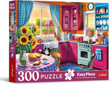 Trefl - Easypiece-puzzel: Ochtend in de keuken - 300 stukjes - Grote stukken, eenvoudige puzzel, voor volwassenen en kinderen 10+ puzzel Naty Shop Standaardtitel