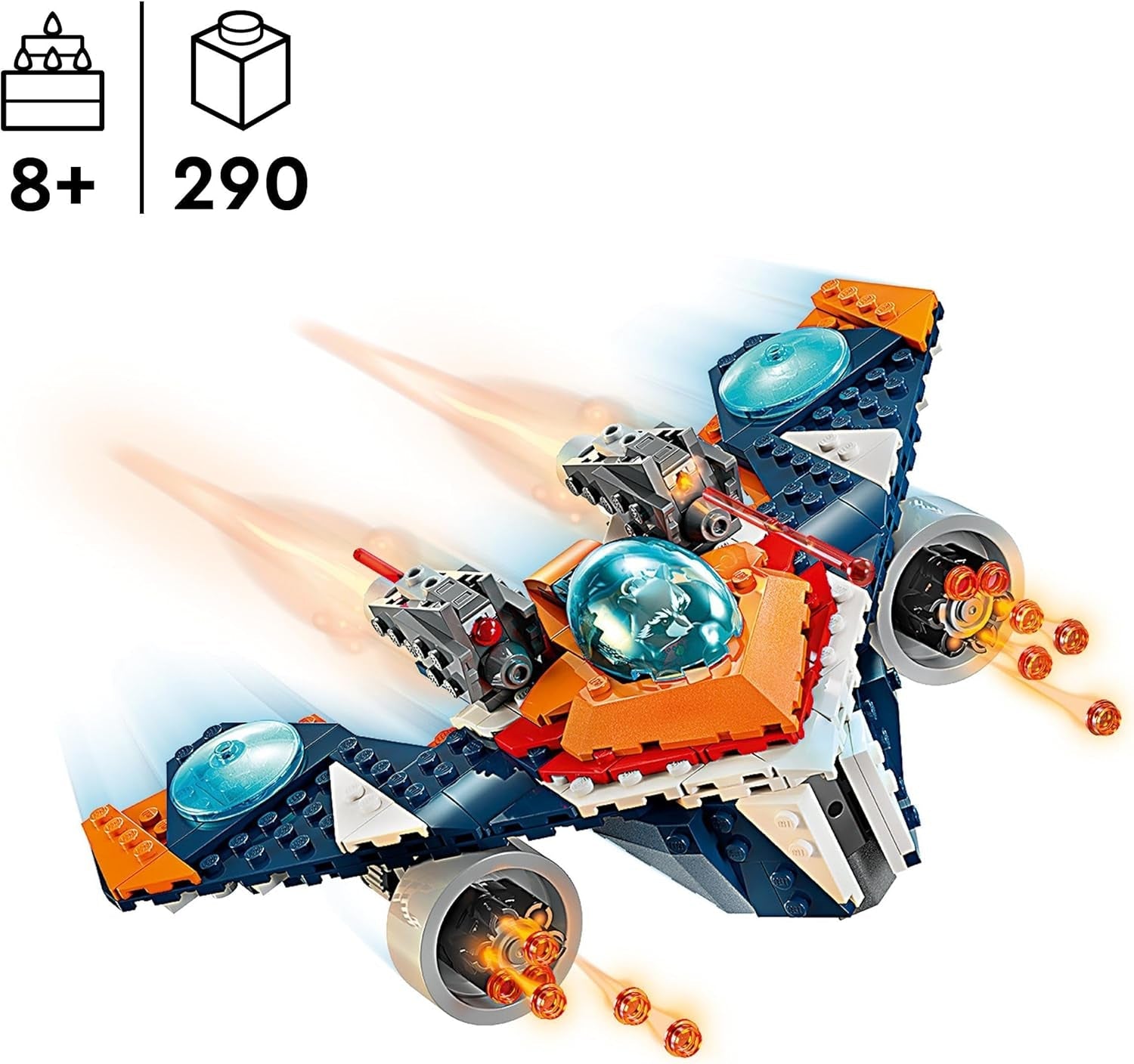 LEGO Marvel Rockets Ruimteschip Vs. Ronan bouwbare ruimteschipset Guardians of the Galaxy superheldenfiguur speelgoedcadeau voor jongens en meisjes vanaf 8 jaar 76278 Bouwsets Bekijk in LEGO-Store