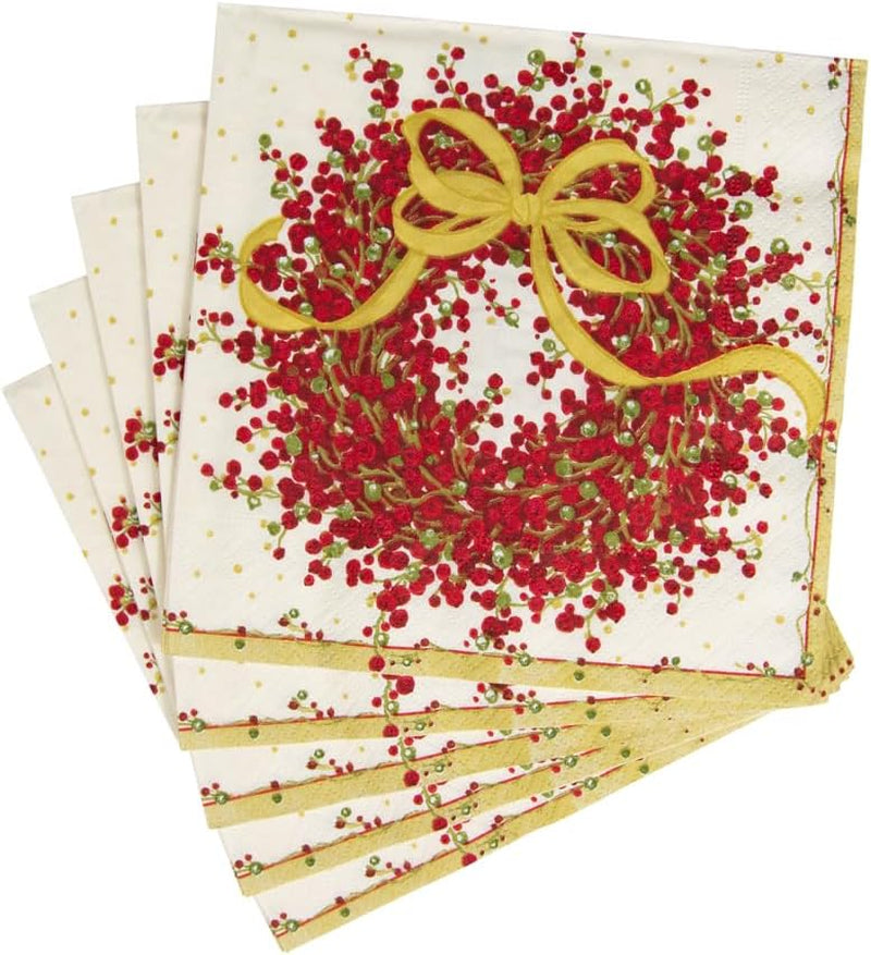 8070C Drielaags papieren servetten, 20 stuks, 25 x 25 cm, Pepperberry