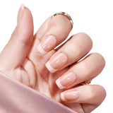 360 stuks Franse kunstnagels Medium rechthoek nepnagels met valse nagelvijl Natuurlijke tips DIY Press On voor dames en vrouwen