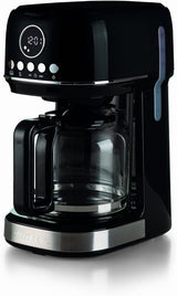 Ariete Moderna 1396 filter-espressomachine voor het zetten van Amerikaanse koffie tot 15 kopjes glazen karaf verwarmingsplaat LCD-display afneembare en wasbare filters wit