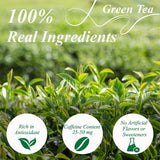 WEETEE Groene Theezakjes, 100 Stuks Groene Theezakjes, Pure Groene Thee, Super Antioxidant | Hersluitbare zakjes | Warme of koude bereiding