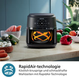 Philips Airfryer 2000 series 4,2L - Digitaal touchscreen, 13 kookopties, 9 vooraf ingestelde functies, Tot 90% minder vet met Rapidair-technologie, vermogen 1500W Apparaten Naty Shop