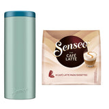Senseo Pads Café Latte, 10 x 8 Getränke, 80 Kaffee Pos, inclusief Senseo Pad Dose