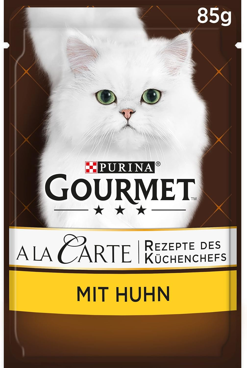 Gourmet A la Carte natvoer voor katten met kip, spinazie en pastaparels, 26 stuks (26 x 85 g)