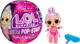 LOL. Verrassing! Neon Pop Stars Tots - 1 Black Light Magic Surprise-pop, blinde verpakking, 7 verzamelpoppen, elk met neonstickers en accessoires, cadeau voor kinderen 4+ Naty Shop-poppen Standaardtitel