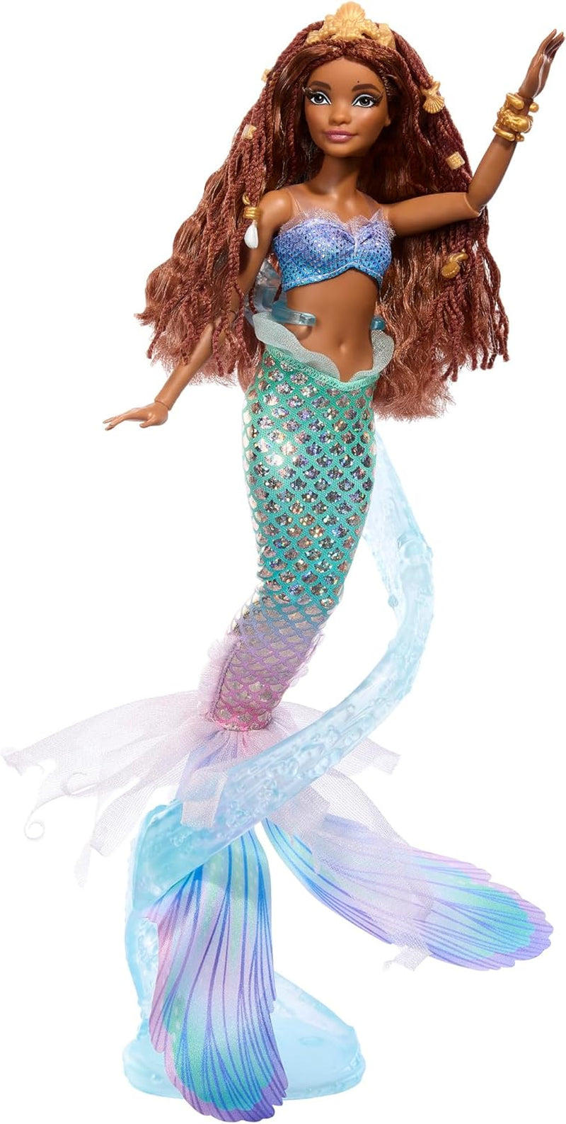 Mattel DISNEY Arielle de zeemeermin - Set met Mala, Karina en Arielle, unieke outfits en kapsels, voor fantasierijk spelen en verzamelen, voor kinderen vanaf 3 jaar, HND29 Naty Shop Ariel, zeemeerminpoppen