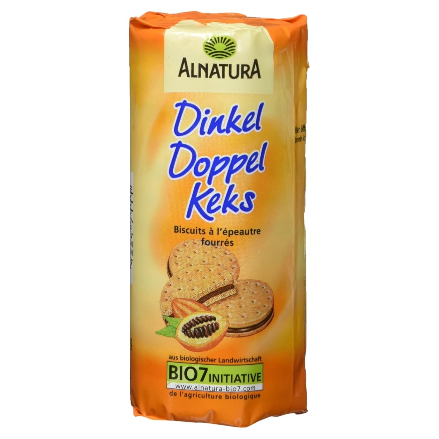 Dubbele koekjes met biologische spelt, 90g