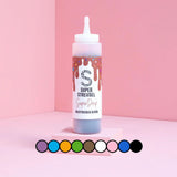 Super Drip Black Cake Glaze Cake Melts Chocolade 300 gram Glazes en Decor Naty Shop Bruin