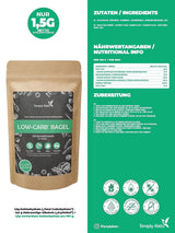 Simply Keto Lower Carb* Bagel Bakmix voor Koolhydraatarm* en ketogeen dieet - lactose- en glutenvrij - 335 gram Naty Shop Kitchen
