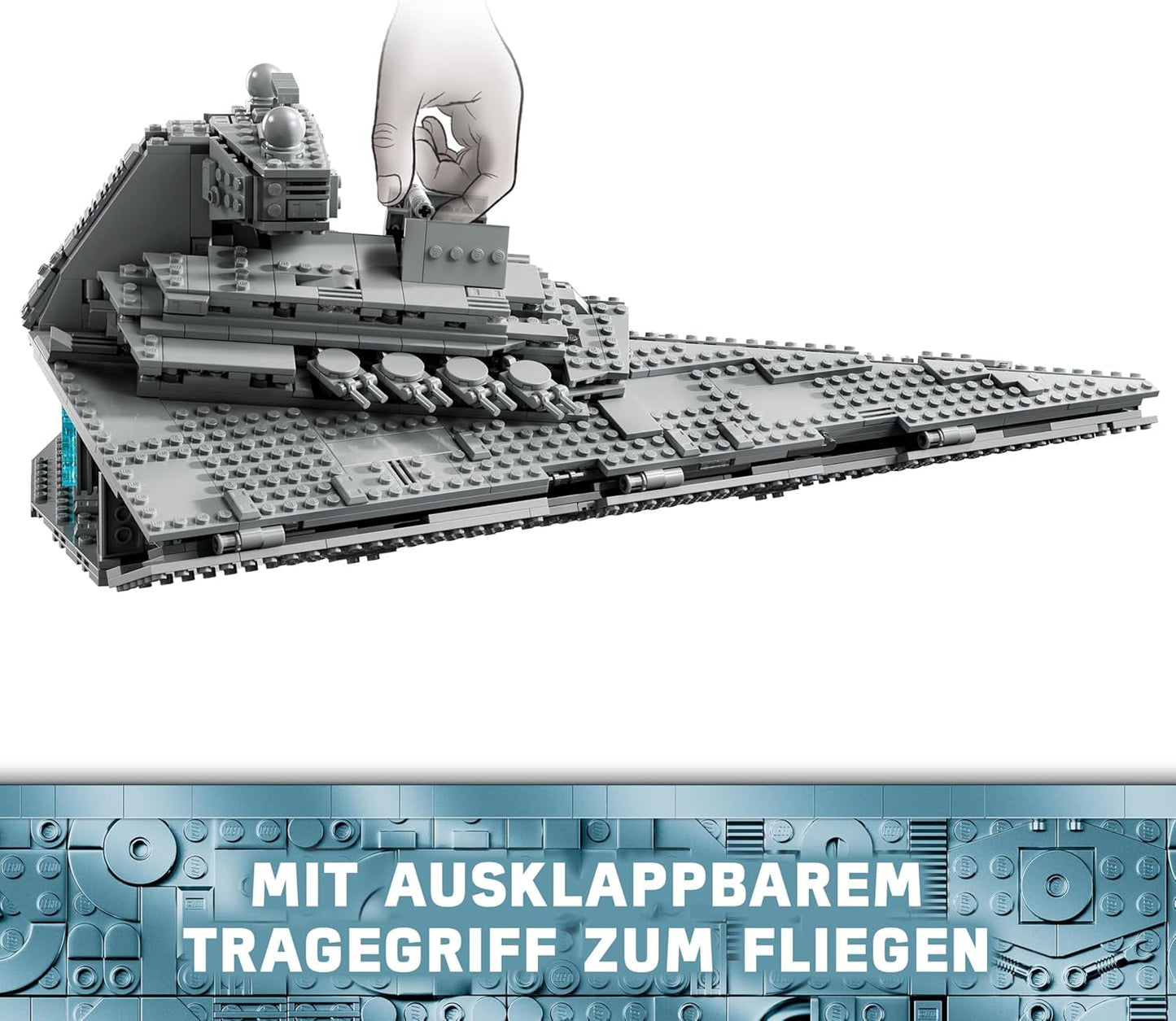 LEGO Star Wars Imperial Star Destroyer, ruimteschipset, bouwspeelgoed, Darth Vader en Cal Kestis speelset, verjaardagscadeau voor jongens, meisjes en fans 75394 Bouwsets Besuche in LEGO-Store