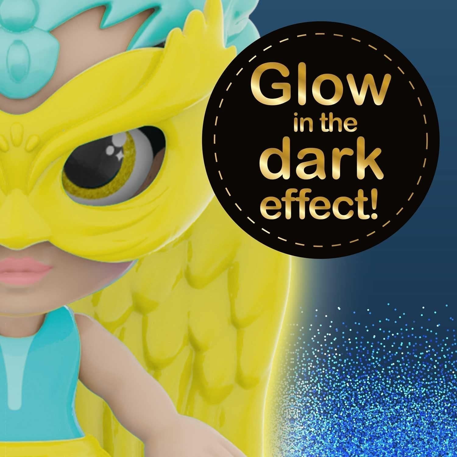 CRAZE Fee in mijn zak | Feeënpop met vleugels, verzamelbaar sprookjesspeelgoed met speciale effecten zoals glitter, glow in the dark en kleurverandering Dolls Naty Shop