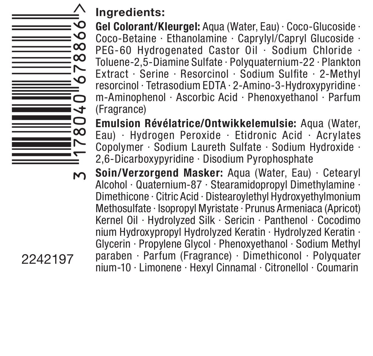 Perfect Mousse Permanente Kleurmousse, 668 Hasellnuss Haarverf Naty Shop