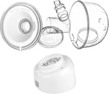 Eenvoudige elektrische moedermelkpomp LIONELO Fidi Free 180 ml, draagbare pomp met 2 fasen, energiebesparend 9 niveaus, 3 maten siliconen trechters Timer Accessoires Voeding en borstvoeding Bebe Naty Shop