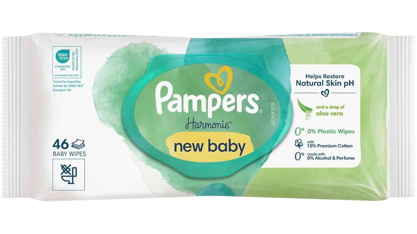 Pampers Baby Feuchttücher Harmonie, Nieuwe Baby Aloë Vera Naty Shop