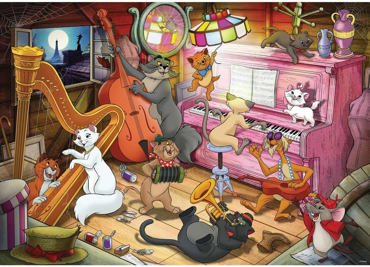 Ravensburger 12000753 Puzzel Aristokatten 1000 stukjes Puzzel Naty Shop