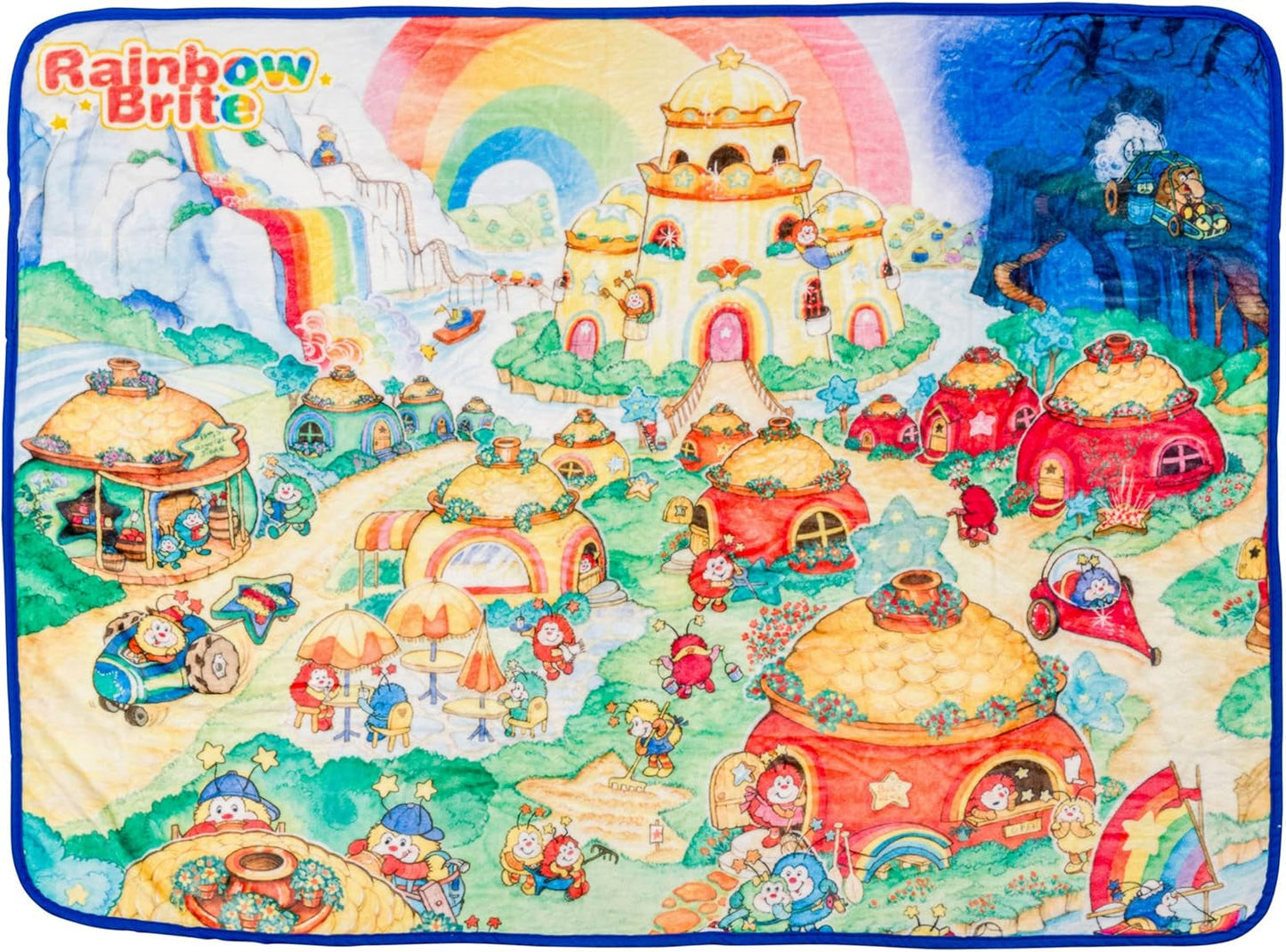 Silver Buffalo Garfield hangdeken, fleece, 114,3 x 152,4 cm Bedden en dekens Silver Buffalo Rainbow Brite Rainbowland