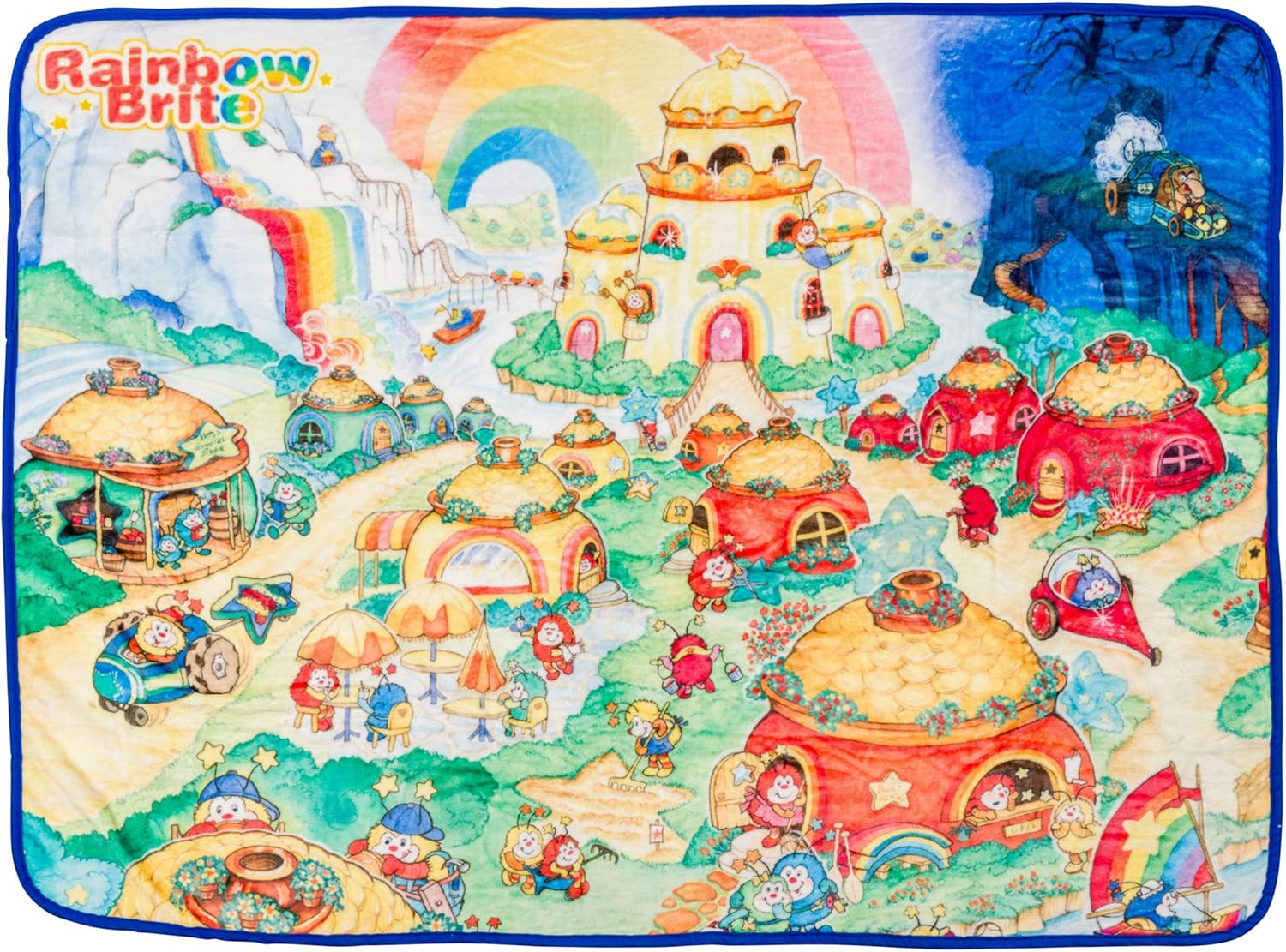 Silver Buffalo Garfield hangdeken, fleece, 114,3 x 152,4 cm Bedden en dekens Silver Buffalo Rainbow Brite Rainbowland