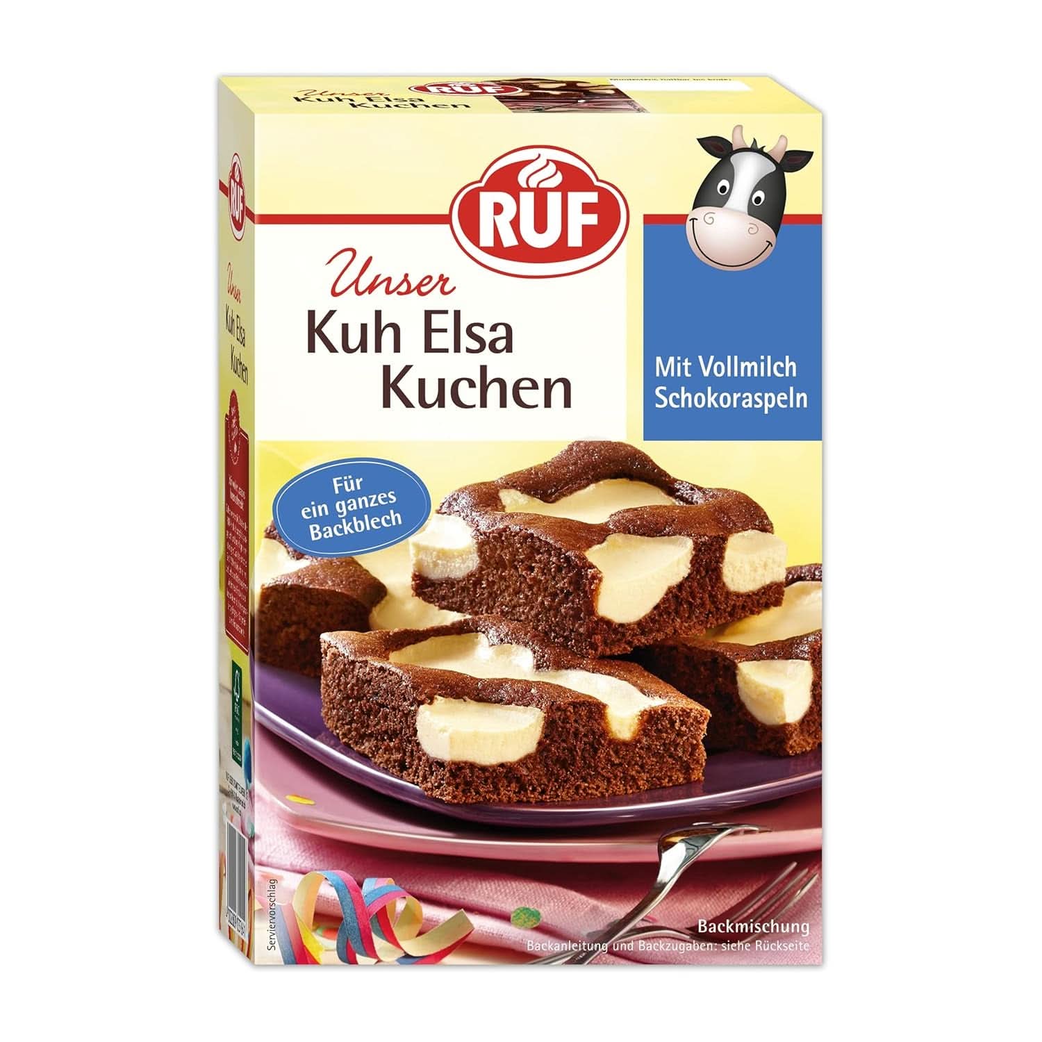RUF Taartmix, diverse kleuren Glazuren en Decor Naty Shop 775 gram Elsa taart