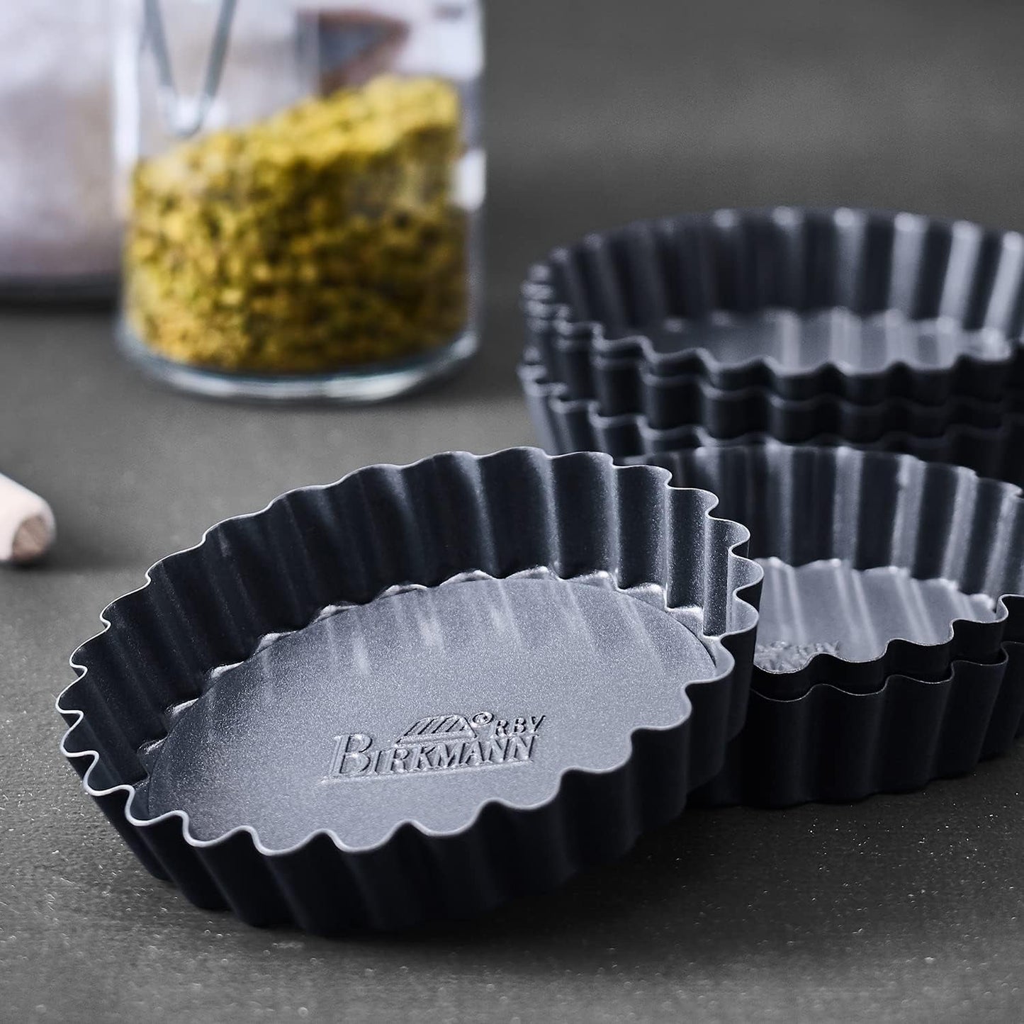 RBV Birkmann Premium Bakvorm, taartvorm, Ø 10 cm, 6 stuks, met afneembare bodem Vormen en bakplaten Naty Shop