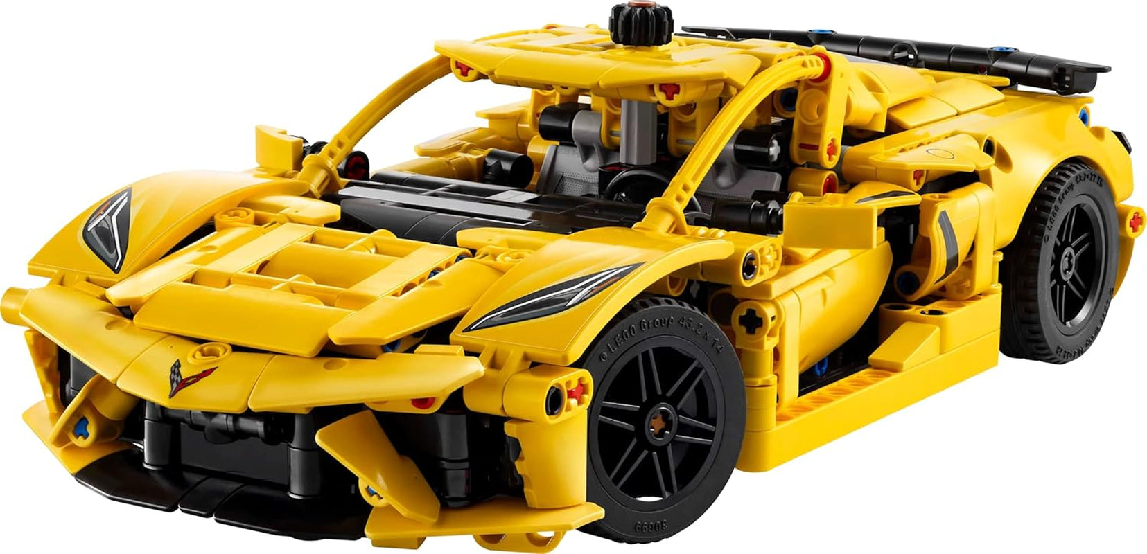 LEGO Technic Chevrolet Corvette Stingray - Bouwspeelgoed om te verzamelen - Speelgoedsportwagen - Automodel - Cadeau voor 9-jarige jongens en meisjes die van speelgoedauto's houden 42205 Bouwsets Besuche in LEGO-Store