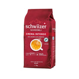 Schwiizer Schüümli Intenso, Arabica/Robusta koffiebonen, vol en intens, ideaal voor automatische espressomachines, sterkte 4/5, medium branding, Rainforest Alliance, 1kg