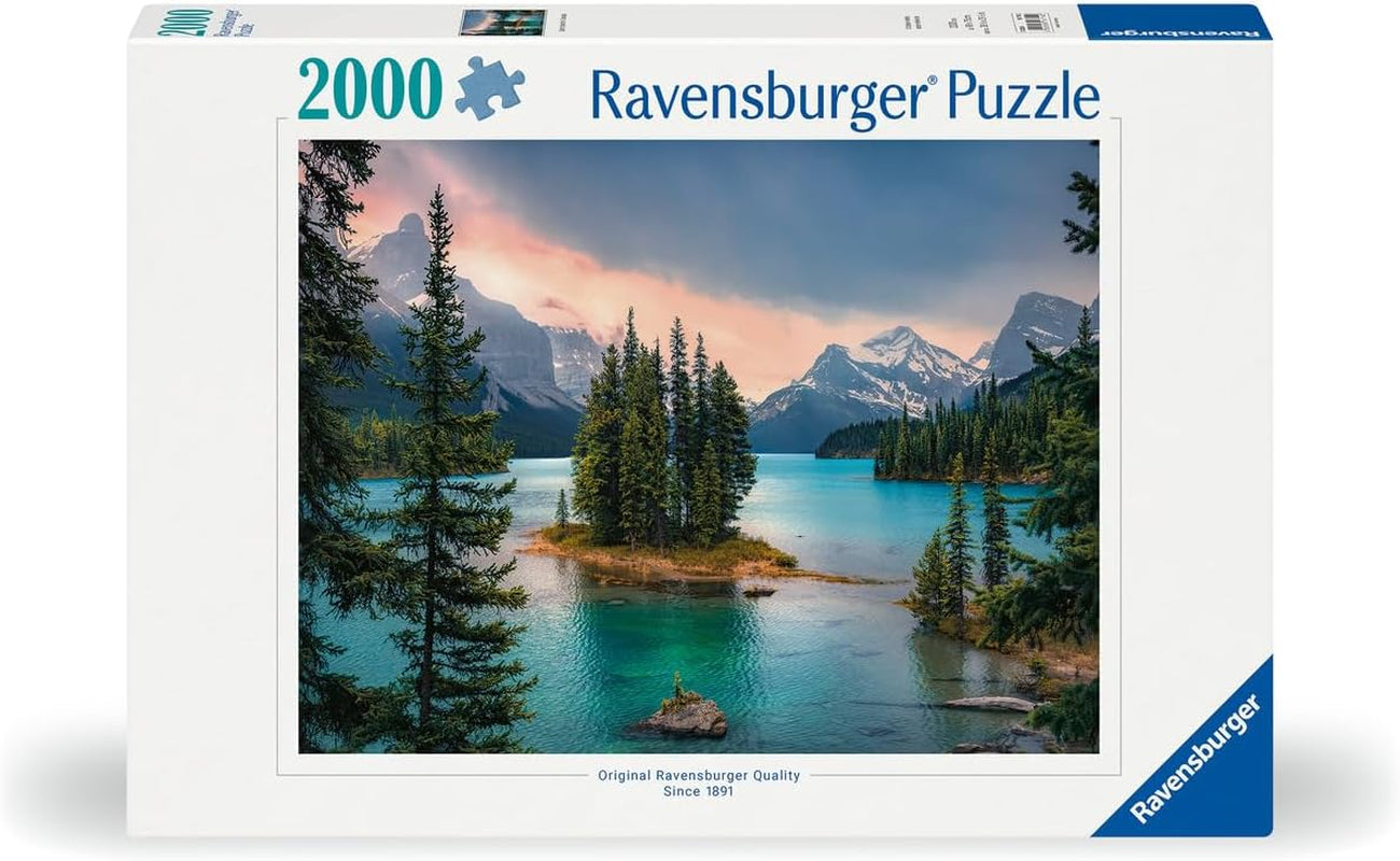 Ravensburger Puzzel 16714 - Spirit Island Canada - Legpuzzel van 2000 stukjes voor volwassenen en kinderen vanaf 14 jaar, landschapspuzzel met Canada-motief Puzzel Naty Shop