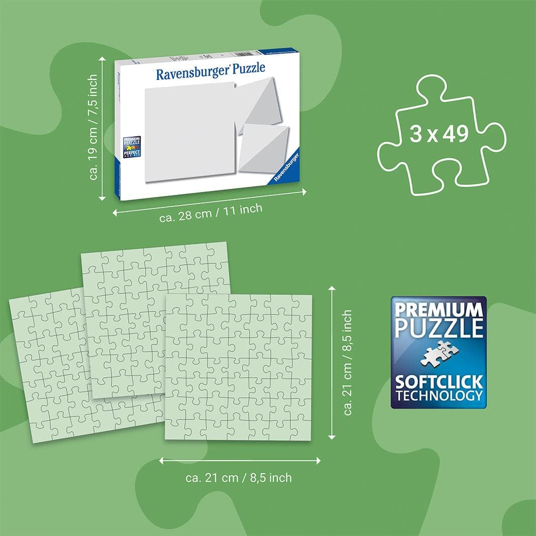 Ravensburger puzzel voor kinderen - 12000859 Betoverende onderwaterwereld - 3X49 puzzelstukjes voor kinderen vanaf 5 jaar Puzzel Naty Shop