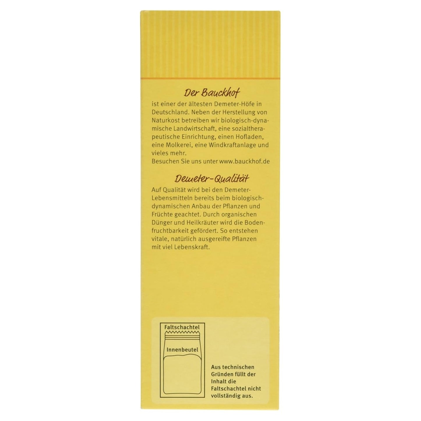 Demeter Bauck Hof Bio Dinkelwafel, 200 G Mengsel voor bakken en koken Naty Shop