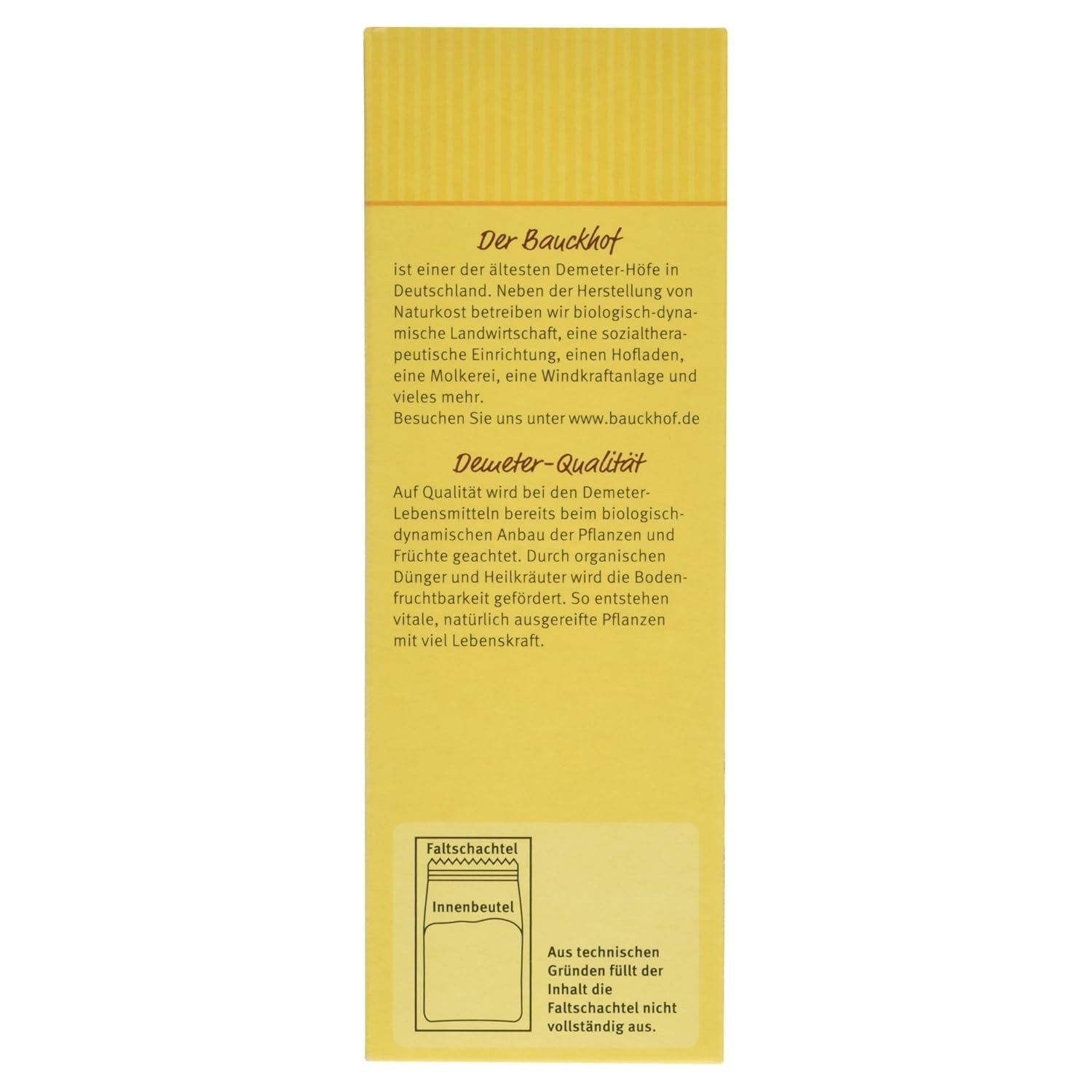 Demeter Bauck Hof Bio Dinkelwafel, 200 G Mengsel voor bakken en koken Naty Shop