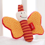 41174 Ratelslang Red Stars babyspeelgoed voor meisjes en jongens aanbevolen vanaf de geboorte bruin & 41181 Vlindervangspeelgoed Red Stars babyspeelgoed voor meisjes en jongens aanbevolen vanaf de geboorte oranje Bebe Naty Shop Speelgoed