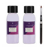 GZMAYUEN Poly Nail Gliding Solution 30 ml * 2 nagelverlengingsgel Vloeibare poly-extensiegel - Gemakkelijke doe-het-glijoplossing met borstel