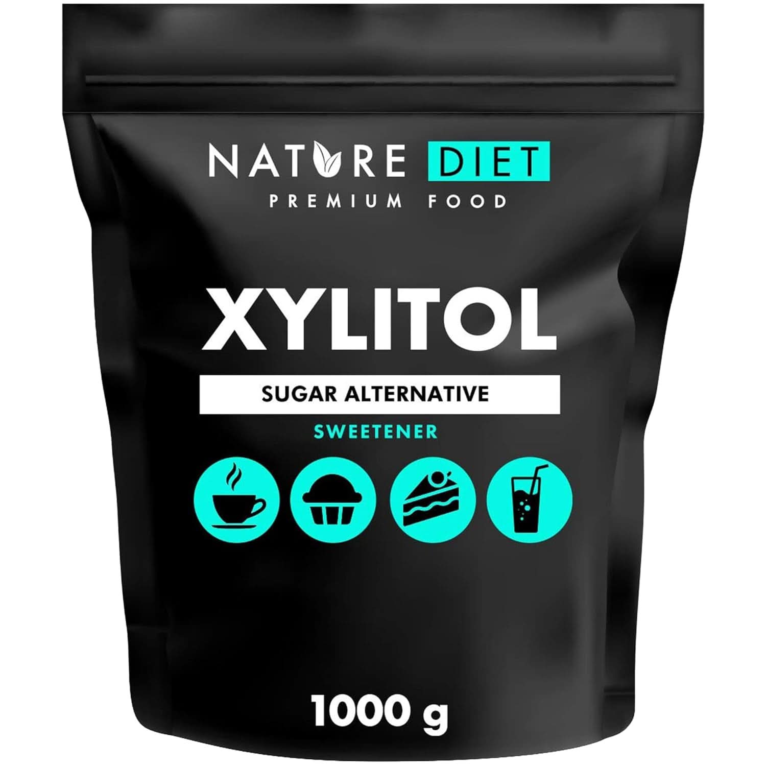 Nature Diet Xylitol, 1 kg Zoetstoffen Naty Shop 1 kg (1Er-pakket) Xylitol