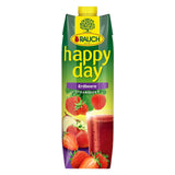 Rauch Happy Day Aardbei | Intense aardbeiensmaak | Verfijnd met appels en citroen | 6X 1 liter, Tetra Prisma Alcoholvrije dranken Naty Shop