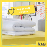 Just Right Snug dekbed, 10,5 tog, holle vezel, wit, tweepersoonsbed Dekbedden en dekbedden Naty Shop