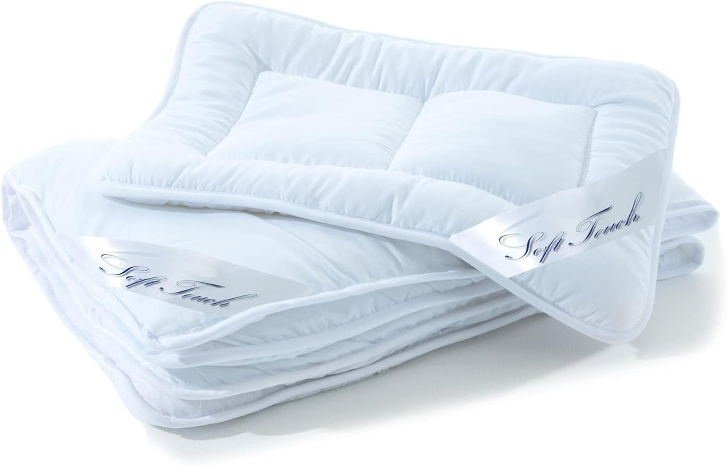 Aqua-Textil Soft Touch Set voor kinderen Dekbed 100 X 135 Cm 250G en 350G met kussen 40 X 60 Cm 150G Dekbed 4 seizoenen Klimaatbeheersing Oeko-Tex Dekbedden en dekbedden Naty Shop