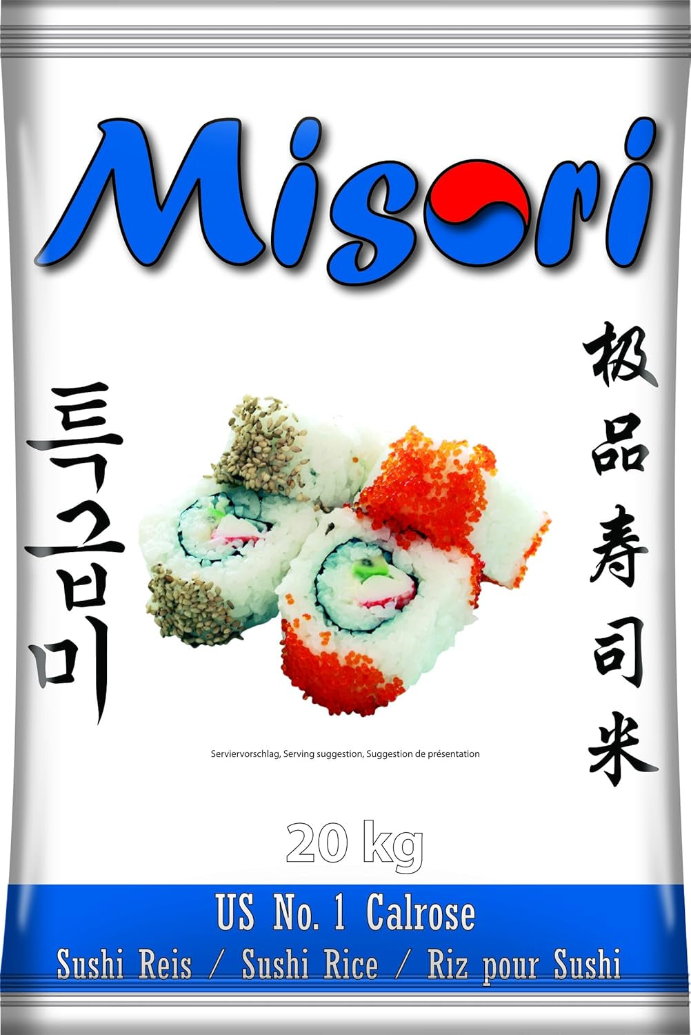 Calrose/Sushirijst, 1 pak (1 x 20,2 kg)