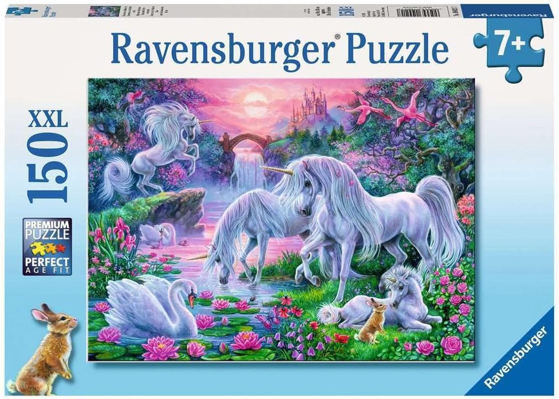 Ravensburger puzzel voor kinderen - 10021 Einhörner Im Abendrot - Fantasiepuzzel voor kinderen vanaf 7 jaar, met 150 stukjes in XXL-formaat Puzzel Naty Shop Standaard titel