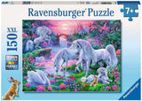 Ravensburger puzzel voor kinderen - 10021 Einhörner Im Abendrot - Fantasiepuzzel voor kinderen vanaf 7 jaar, met 150 stukjes in XXL-formaat Puzzel Naty Shop Standaard titel