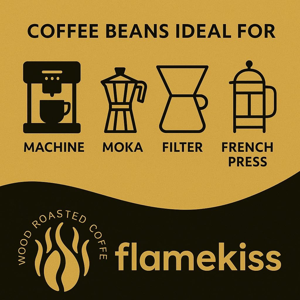 Koffiebonen 250g – Hoogwaardige Arabica- en Robusta-espressobonen, handgebrand in hout, voor de volle en aromatische smaak van koffiebonen