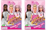 Barbie Rainbow Loops ontbijtgranen, kleurrijke ringen van tarwe, haver en maïs met fruitsmaak voor het perfecte ontbijt, 1 pakje (1 x 350 g)