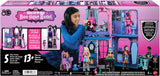 Monster High Buh-tique Hotel Poppenhuis, opvouwbare speelset met enge verrassingen in elke kamer en 13+ speelsets, inclusief meubels en accessoires, JBF16