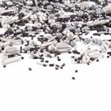 Streusel Glück Black Beauty, Mix Hagelslag Zilver - Zwart, 90 gram Hagelslag Naty Shop