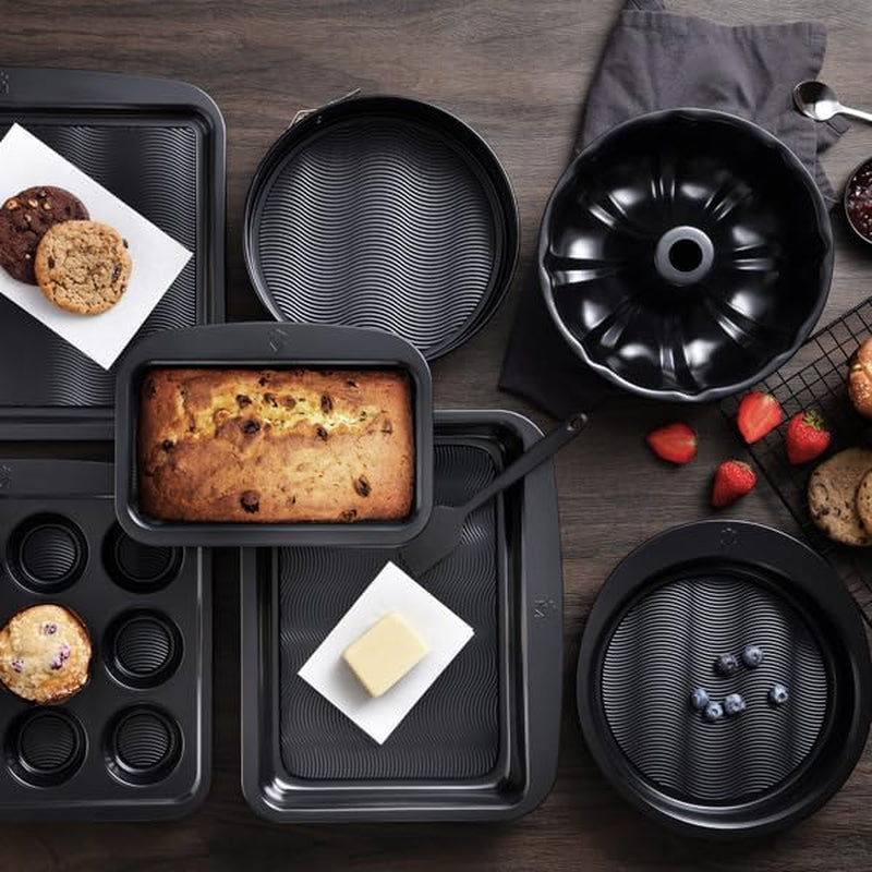 Masterpro Foodies - bakplaten voor 6 muffins - Gelijkmatige warmteverdeling - Gemaakt van koolstofstaal - Anti-vastloopbodem - Afneembaar en gemakkelijk afwasbaar Bakplaten en mallen Naty Shop