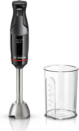 Bosch Keukenmixer Ergomaster Serie 4, 1000 Watt, Edelstahl-Mixstab, Zerkleinerer, Mix-/Messbecher, Schwarz Kitchen Naty Shop Ergomaster Serie 4