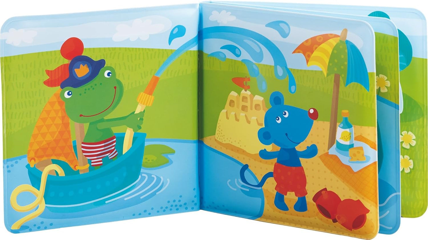 HABA 302634 Kapitein Kikker 2 badboek, speelgoed voor peuters Babyspeelgoed Naty Shop