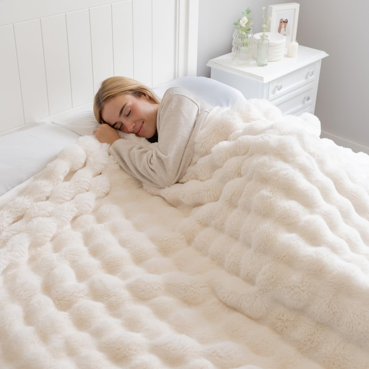 Flamingueo gezellige deken - thermische deken, verzwaarde deken, polyester, bankdeken, kamerdecoratie, fleecedeken, warmte, bedden, deken, winterdeken Bedden en dekens Besuche den Flamingueo-Store