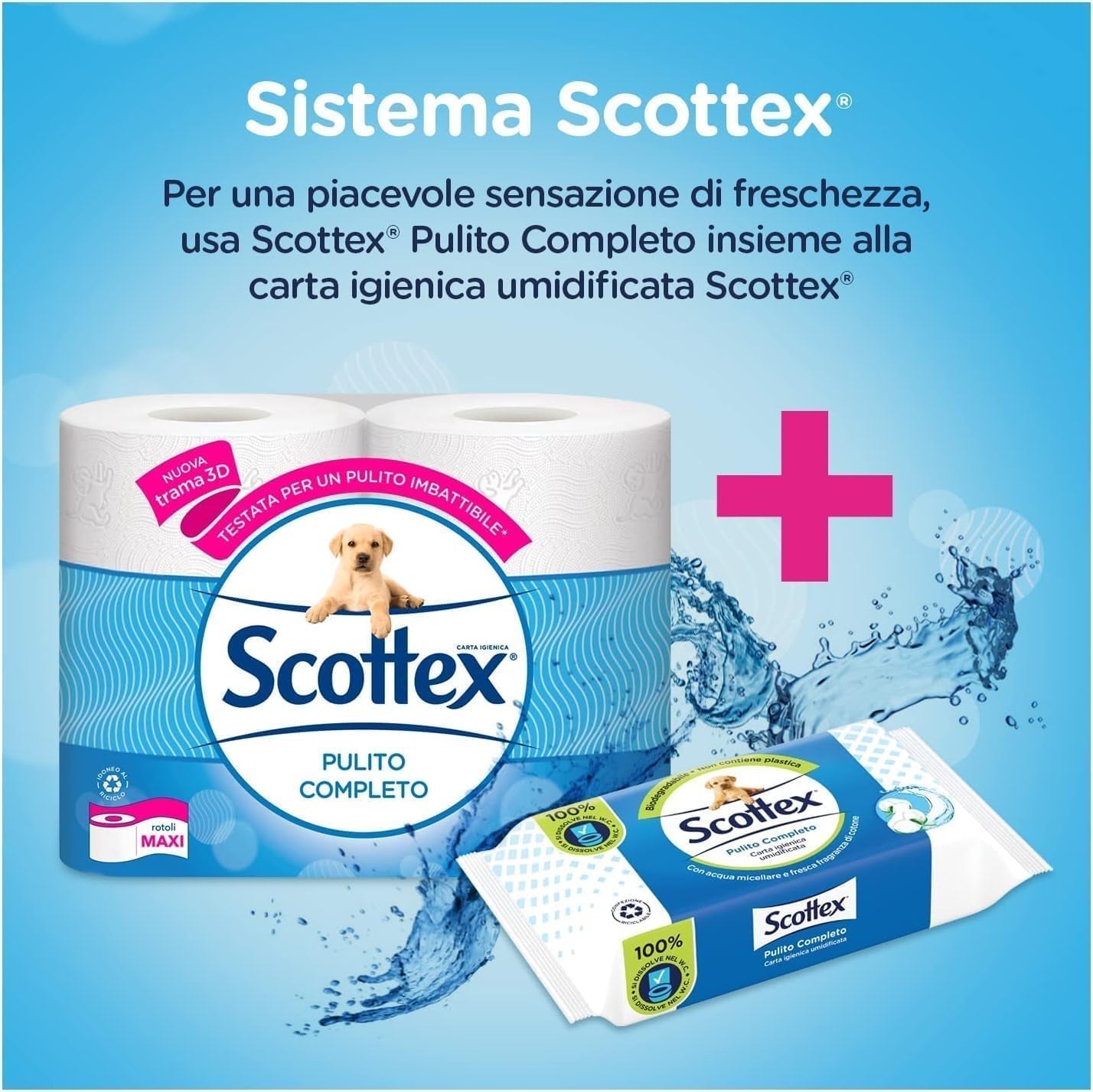 Toiletpapier, schoon, ruimtebesparend, 64 rollen