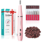 COSLUS Nagelfräser Kabellos Tragbar Für Gelnägel: Elektrische Nagelfeile Stufenlos Geschwindigkeitregelung Für Maniküre Pedicüre en Acrylnägel Plastik Nail Drill Voor Anfänger & Nagelstudio Zuhause